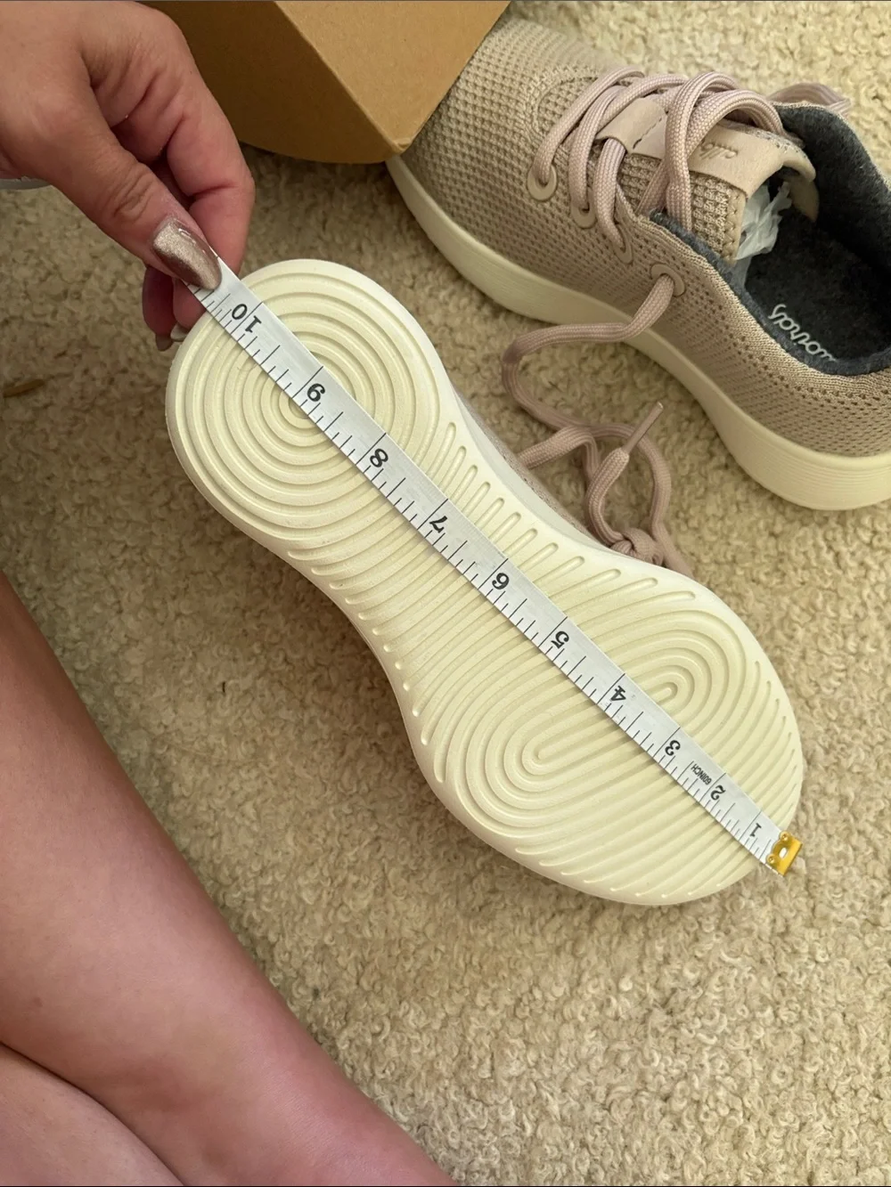 allbirds Women’s tree runner  Knit Sneakers — Rugged beige